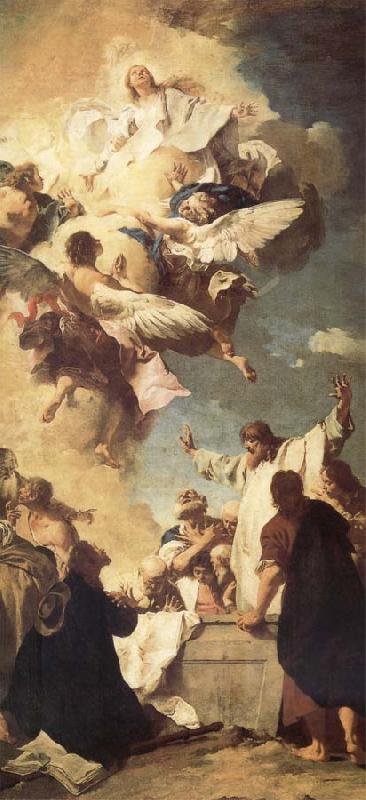 Girolamo Parmigianino The Asuncion of the Virgin oil painting picture